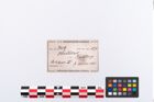Etikett zu Keramikgefäß (NHMW-PRAE-003419)
